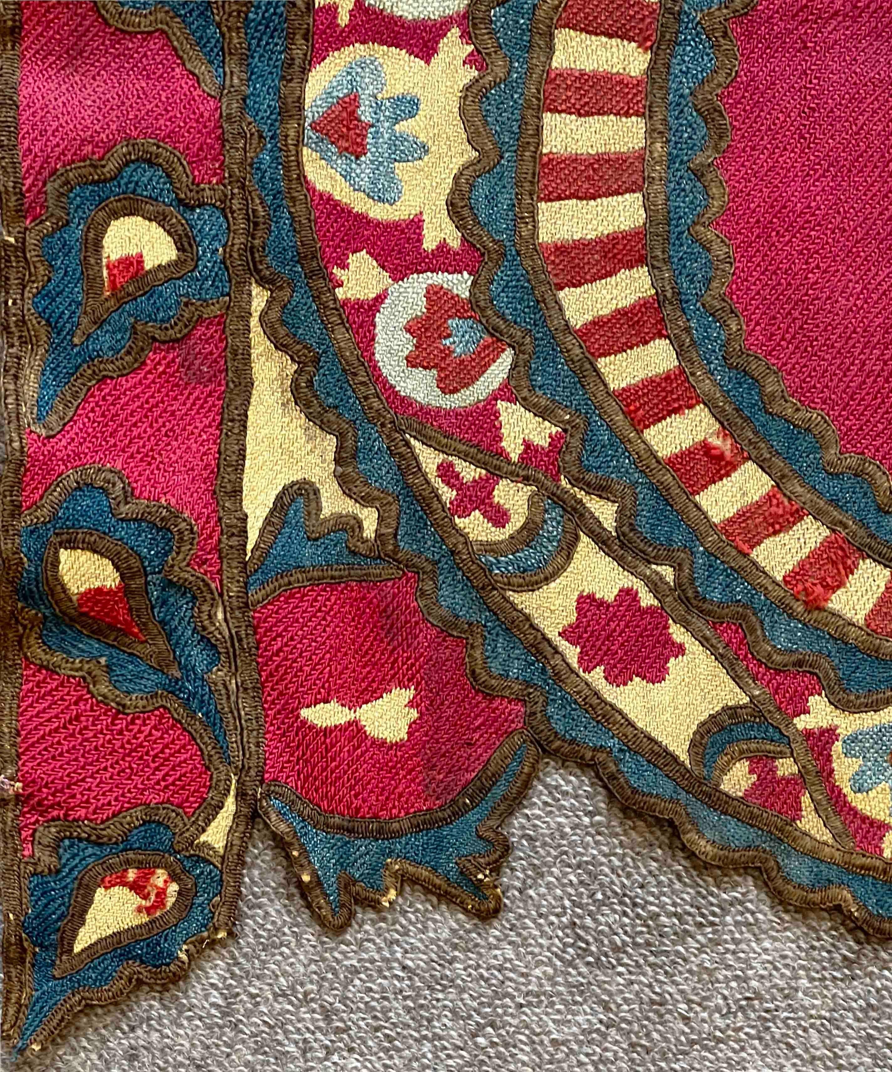 Late 19th Century  19th Century Textile Uzbekistan 'Tashkent' - N° 719 For Sale