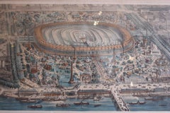 19th Century Th Muller Engraving of the World Exhibition in Paris 1967