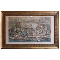 19th Century Th Muller Engraving of the World Exhibition in Paris 1967