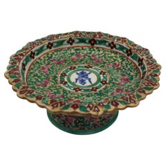 19th Century Thai Benjarong Stem Dish