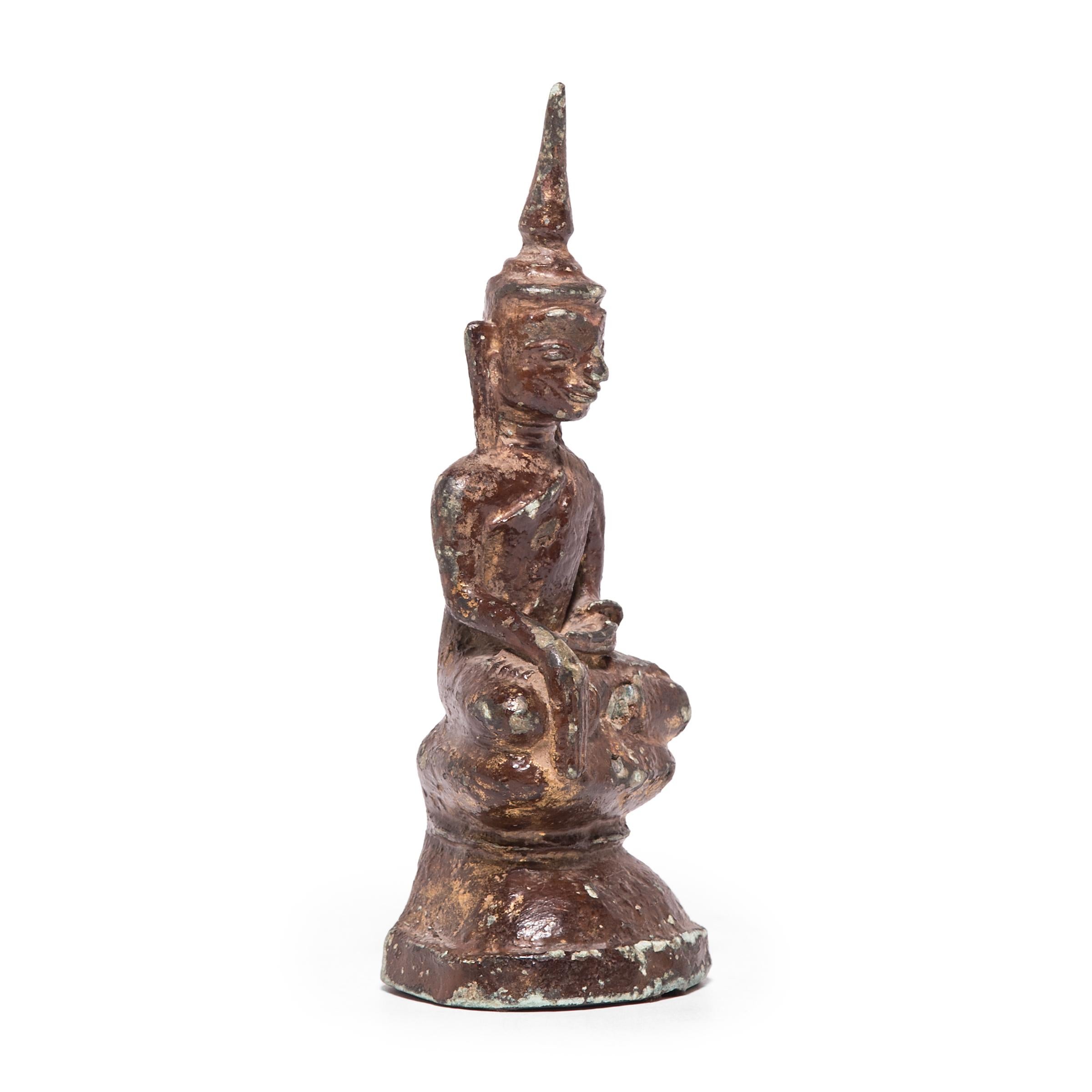19th Century Thai Bronze Buddha 1
