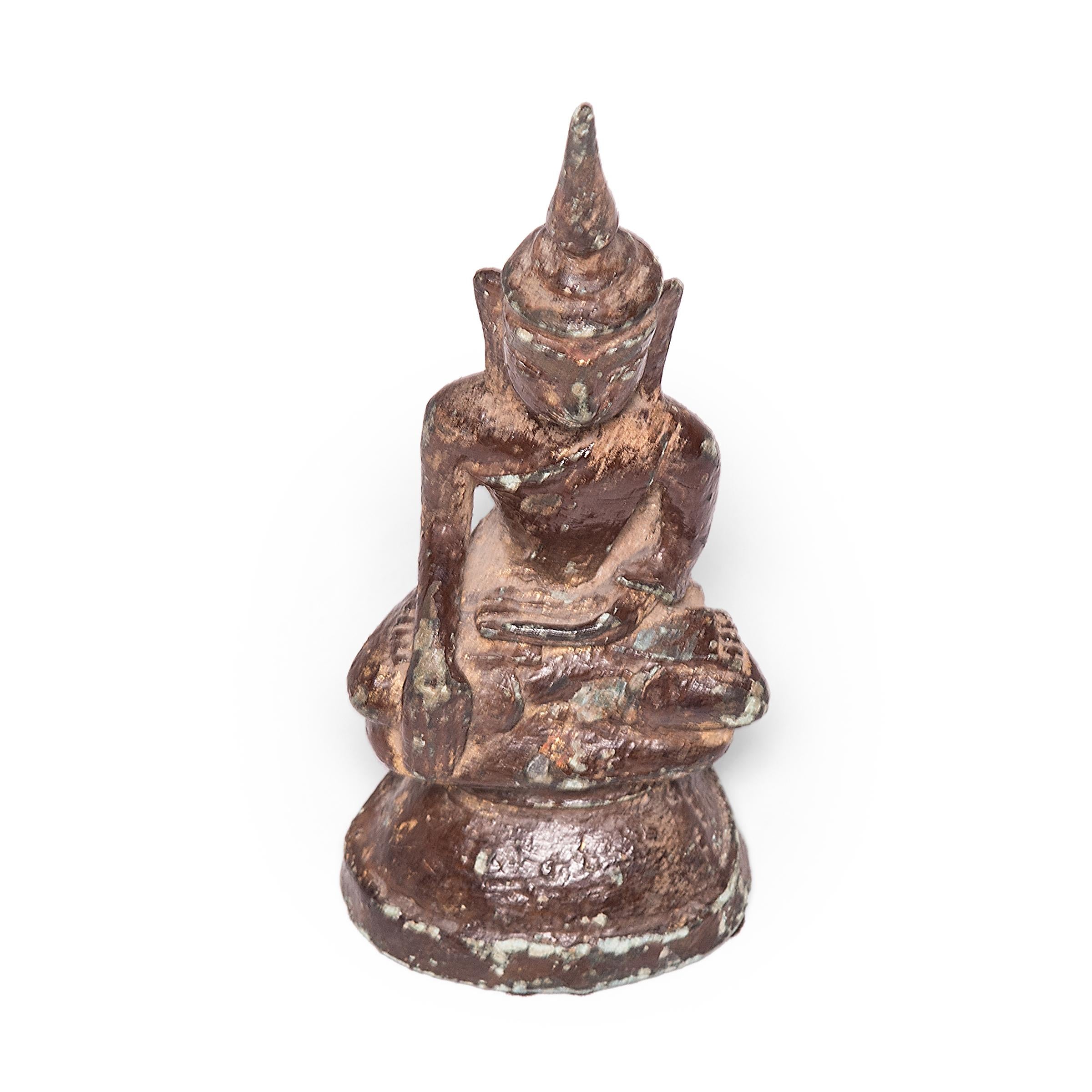19th Century Thai Bronze Buddha 2