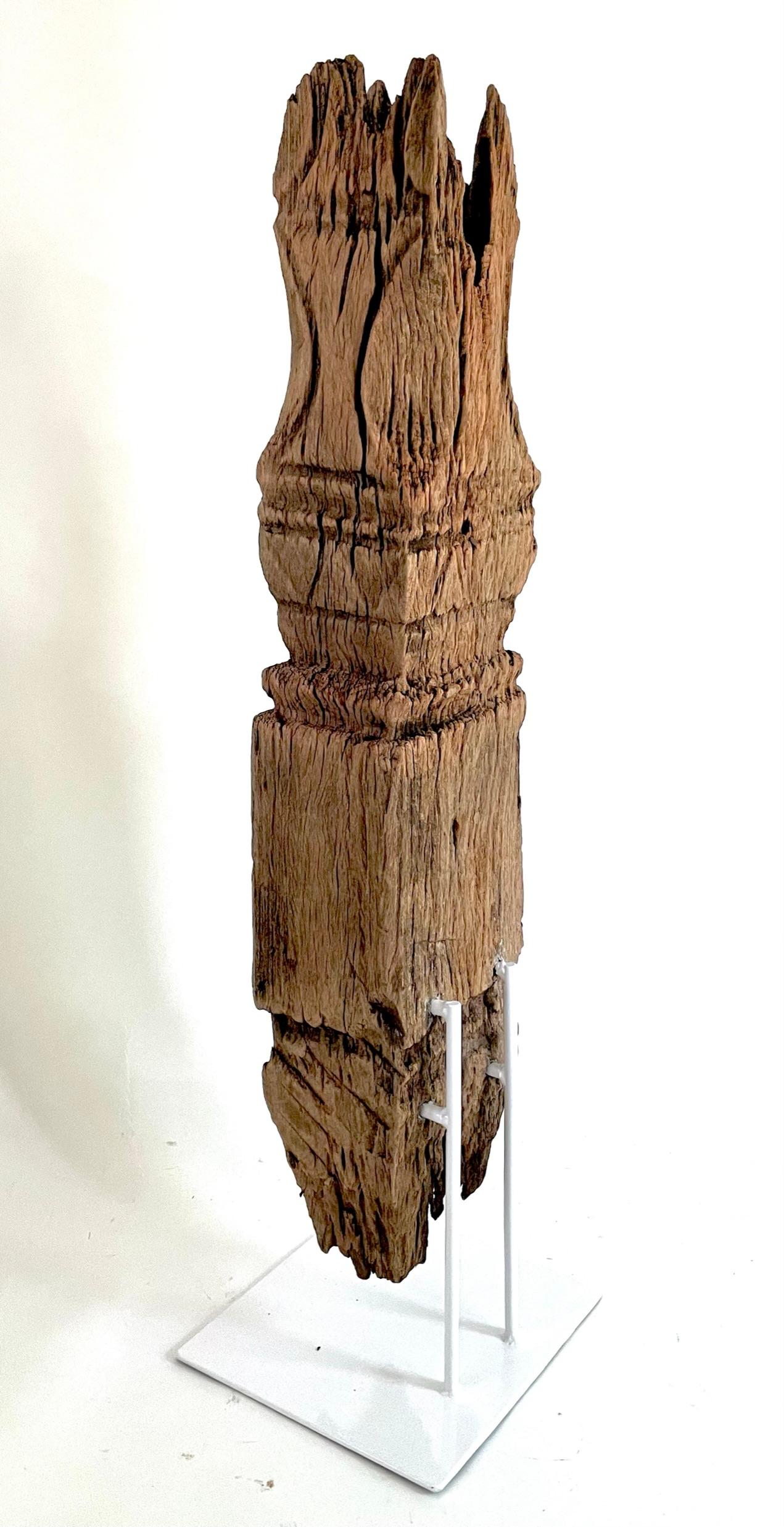 19th Century Thai Carved Wooden Stupa For Sale 5