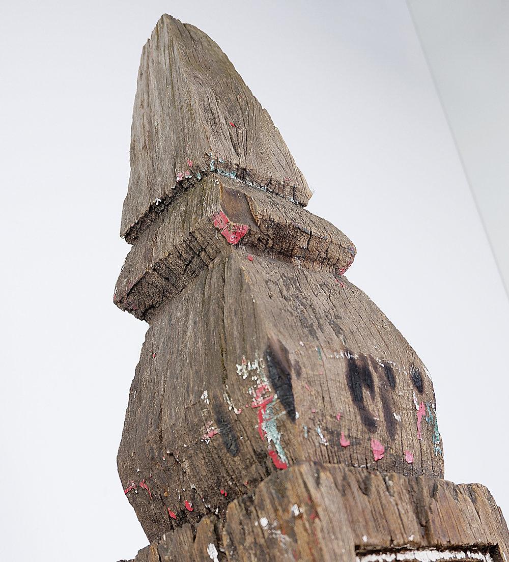 19th Century Thai Carved Wooden Stupa For Sale 4