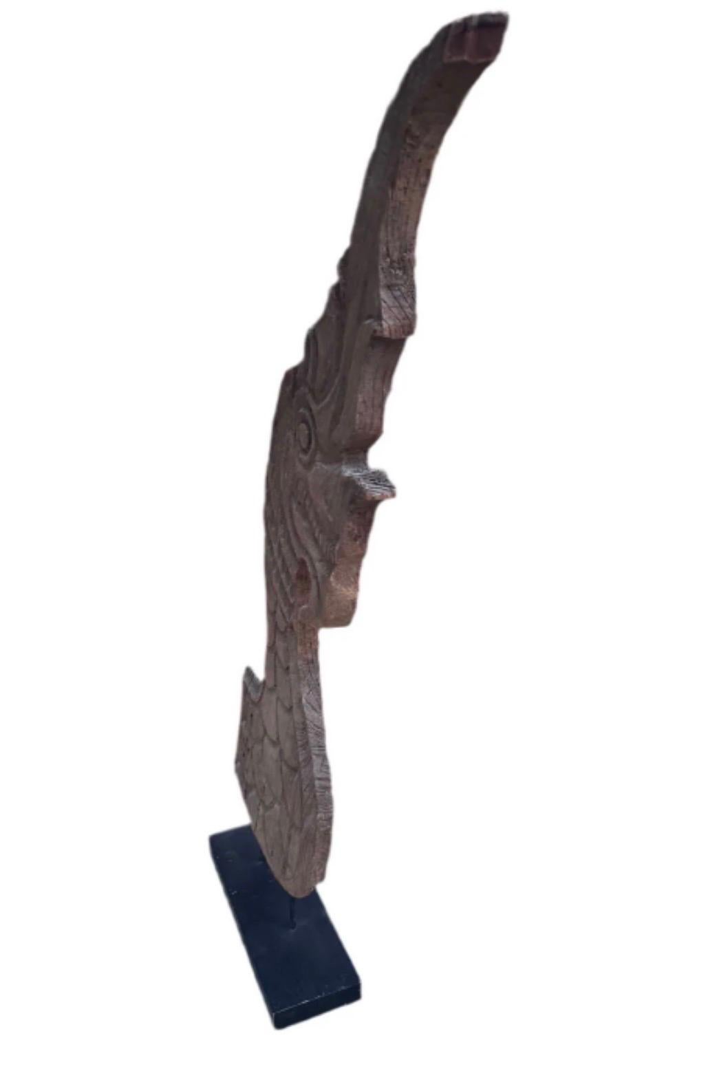 Épi de faîtage de temple Naga thaïlandais du XIXe siècle en vente 1