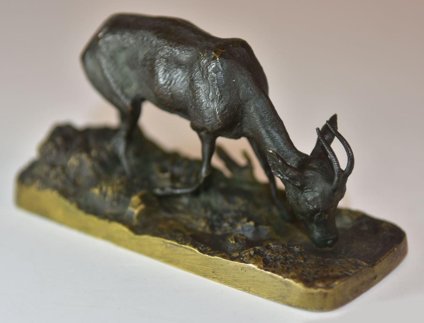 Bronce animal del siglo XIX 