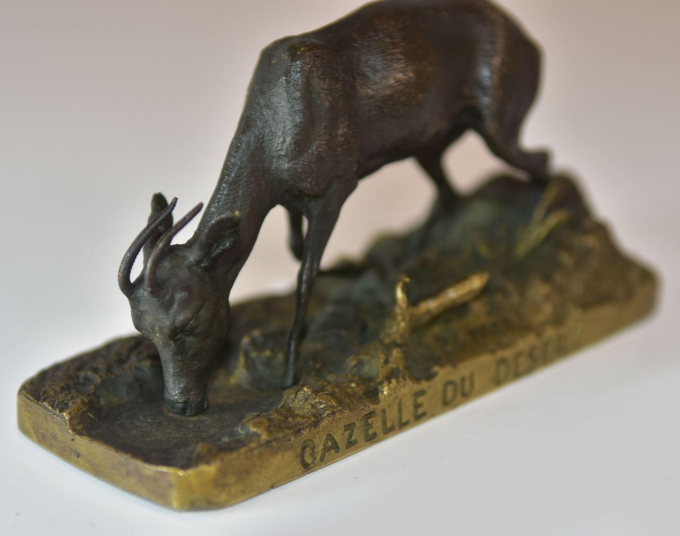 Bronce animal del siglo XIX 