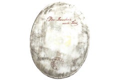 19th Century The Smoker Portrait on Porcelain by B. Geyer