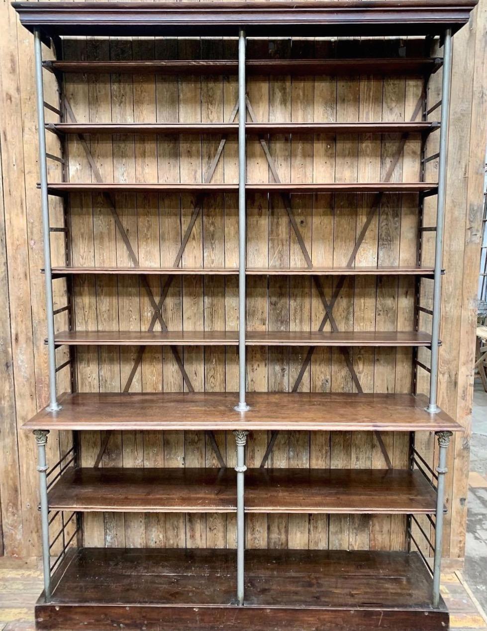 French 19th Century Theodore Scherf Shelving Unit For Sale