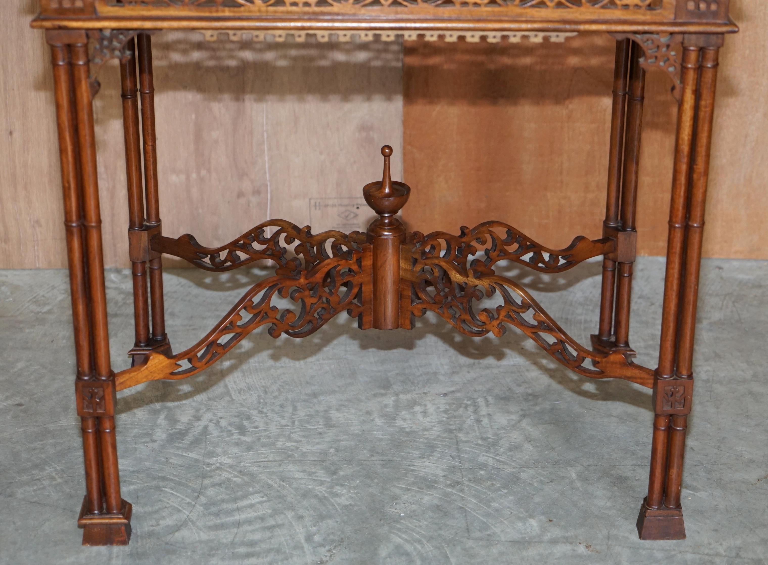 chippendale tea table