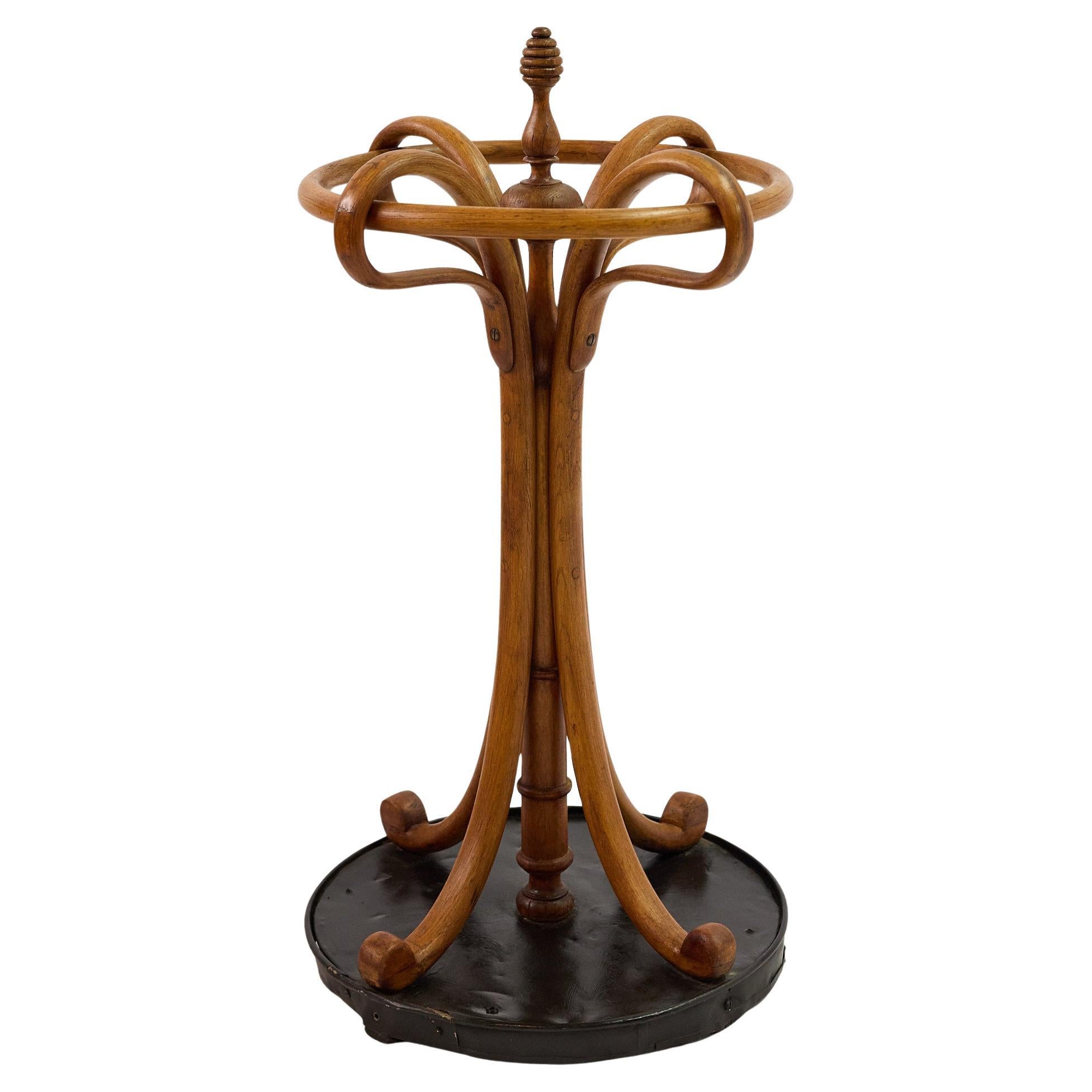 Portaombrelli in legno curvato Thonet del XIX secolo, Vienna in vendita