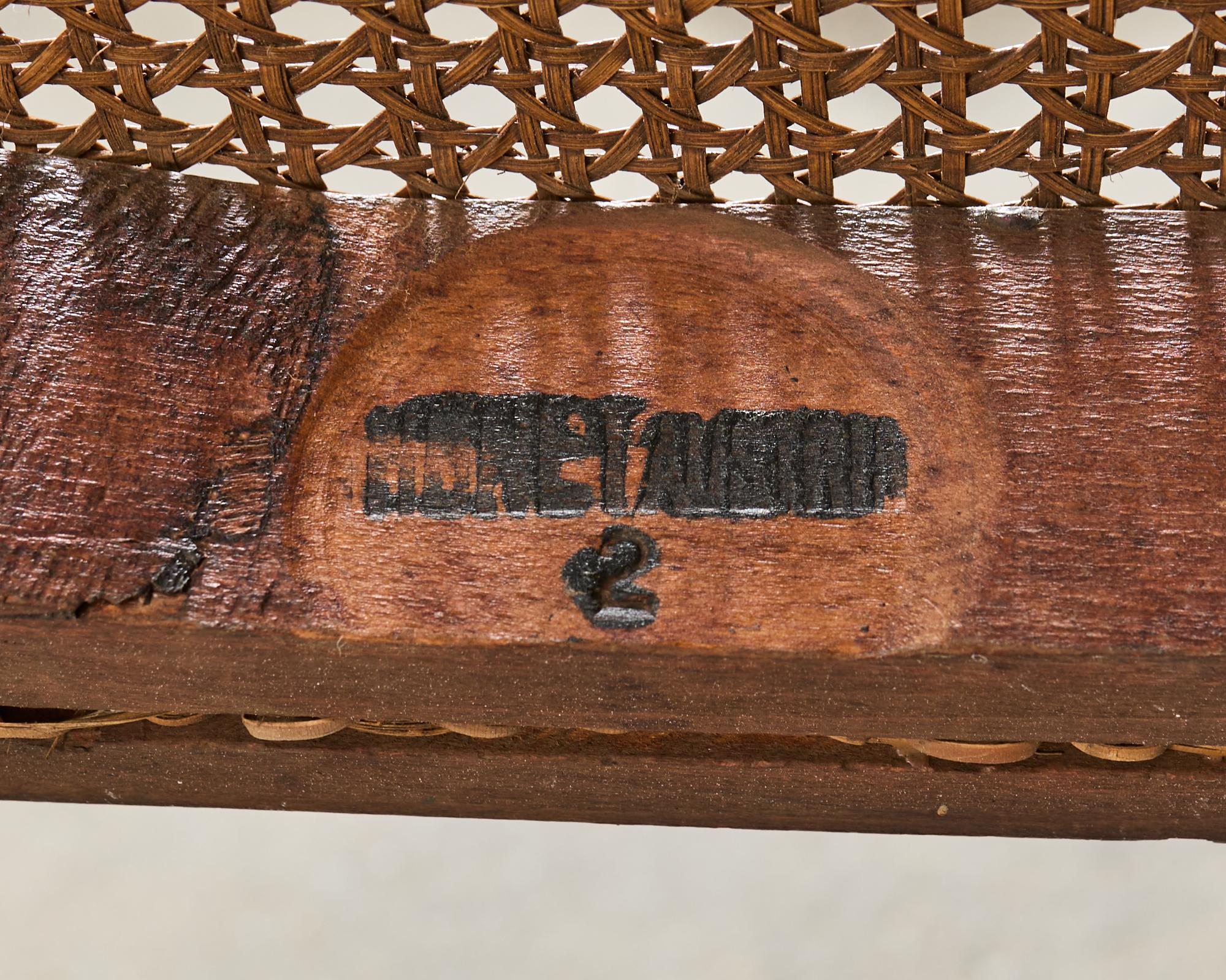 19th Century Thonet No. 5 Bentwood Cane Settee 2