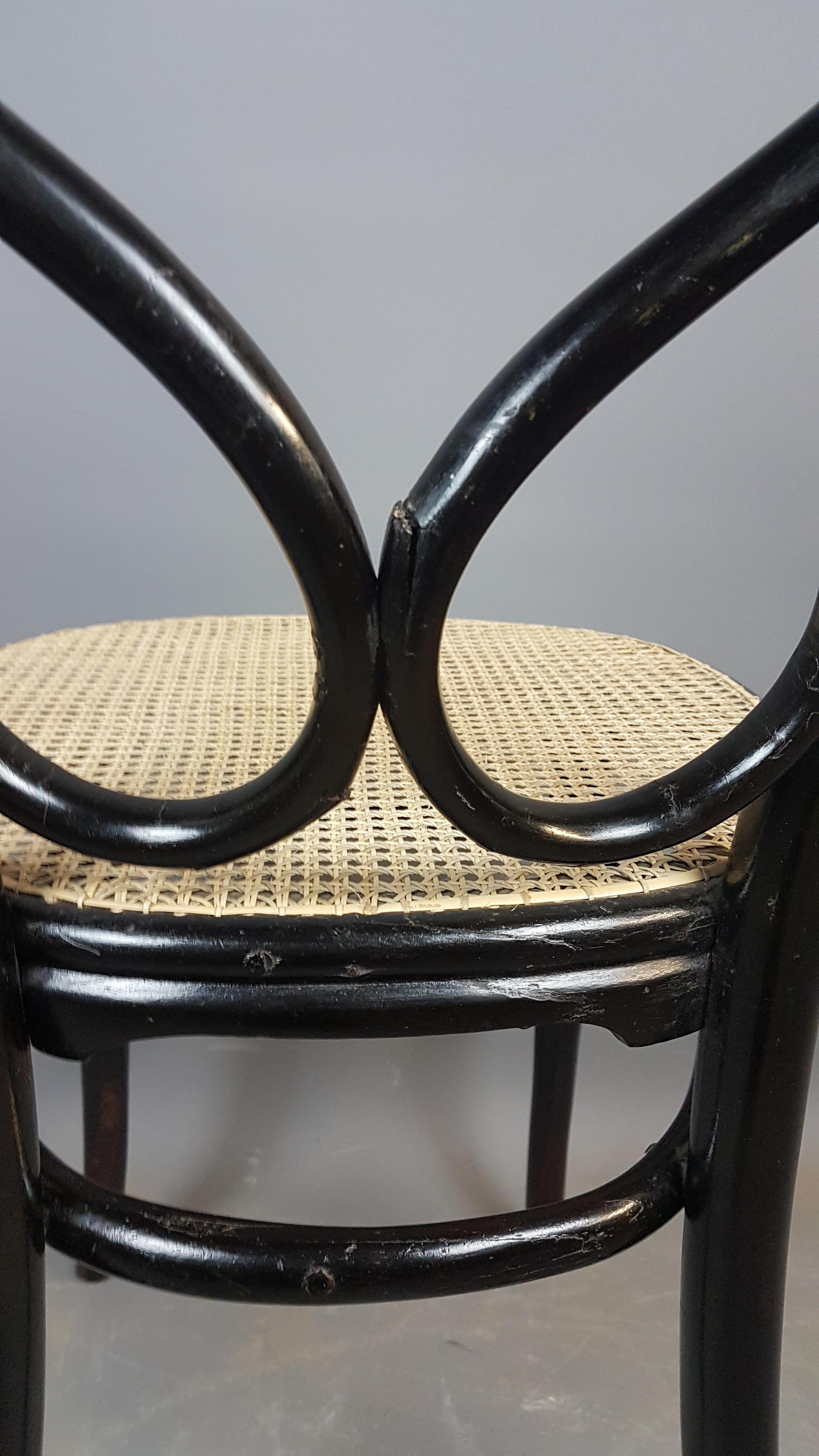 Beech 19th Century Thonet No.4 Austrian Bentwood Cafe Daum Chair For Sale