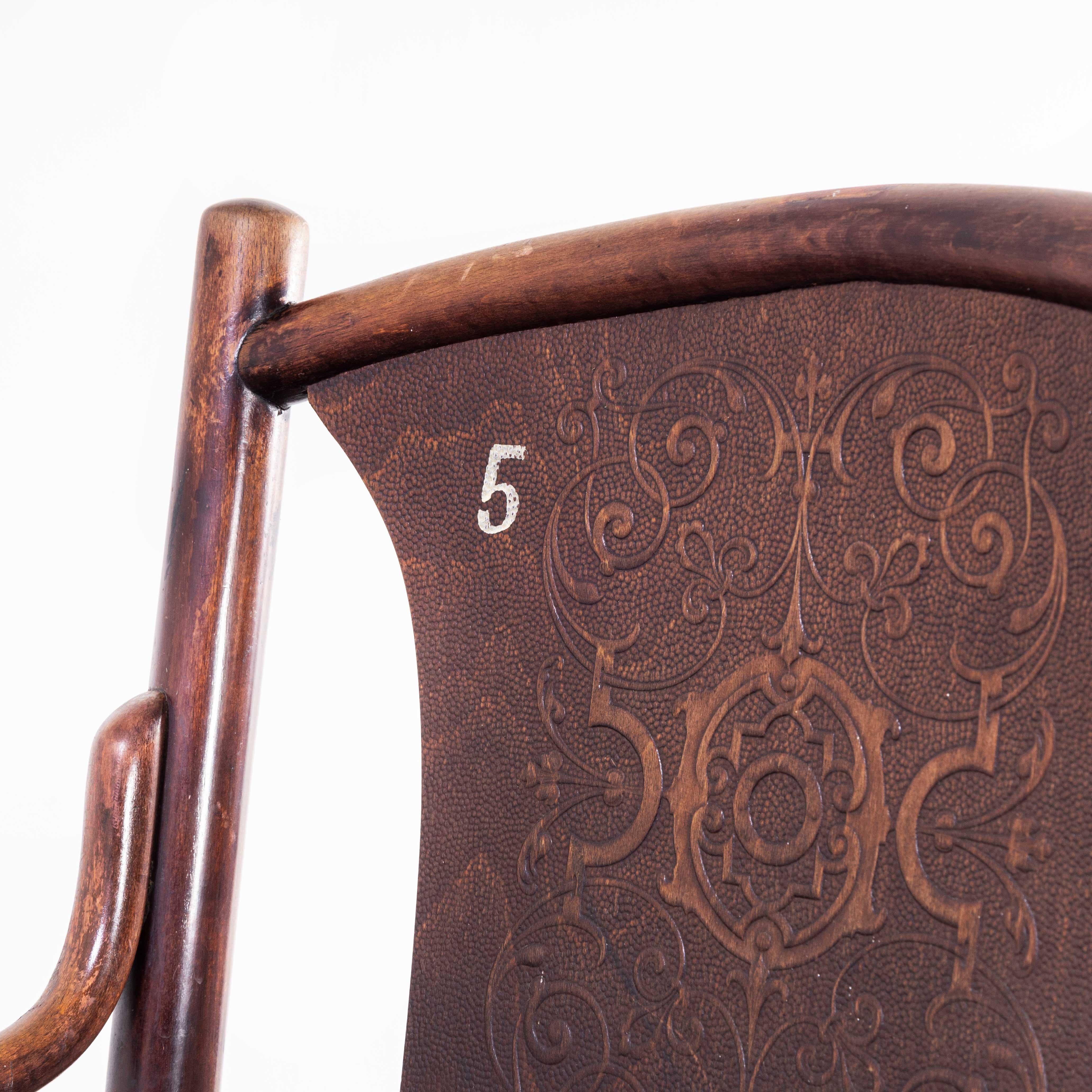 19th Century Thonet Original Theatre Seats '1717.3' 2