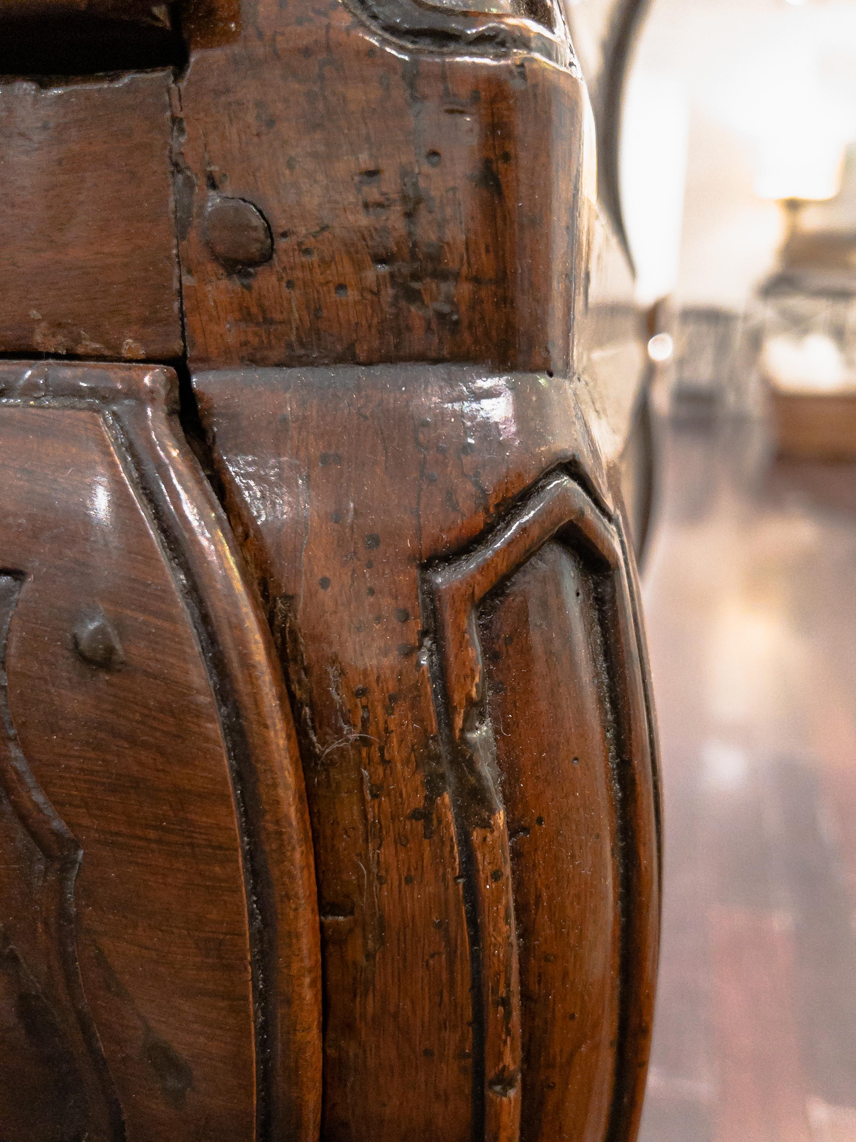 19th Century Three Drawer Provincial Commode For Sale 12