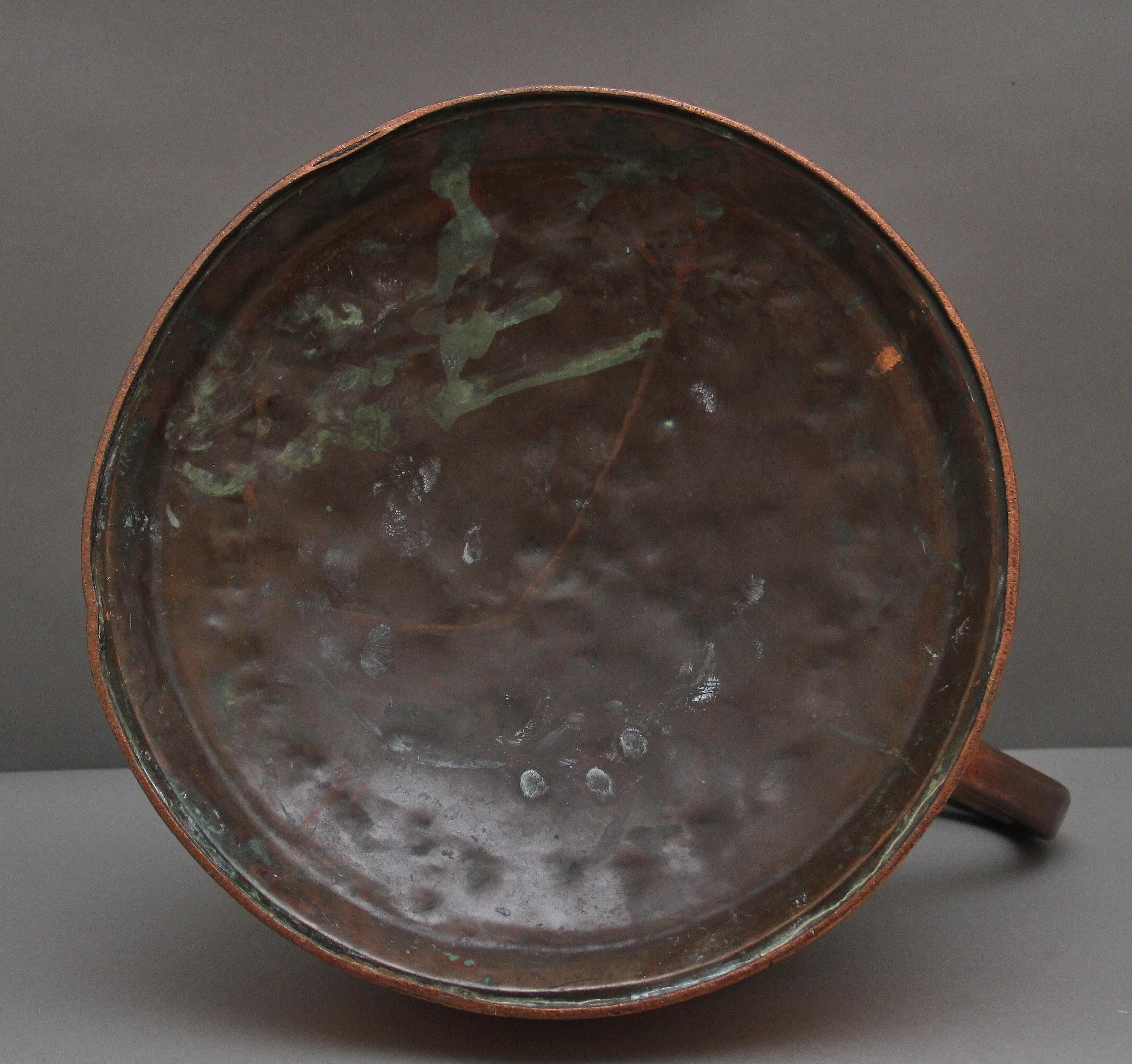 19th Century three gallon Copper Measuring Jug 2