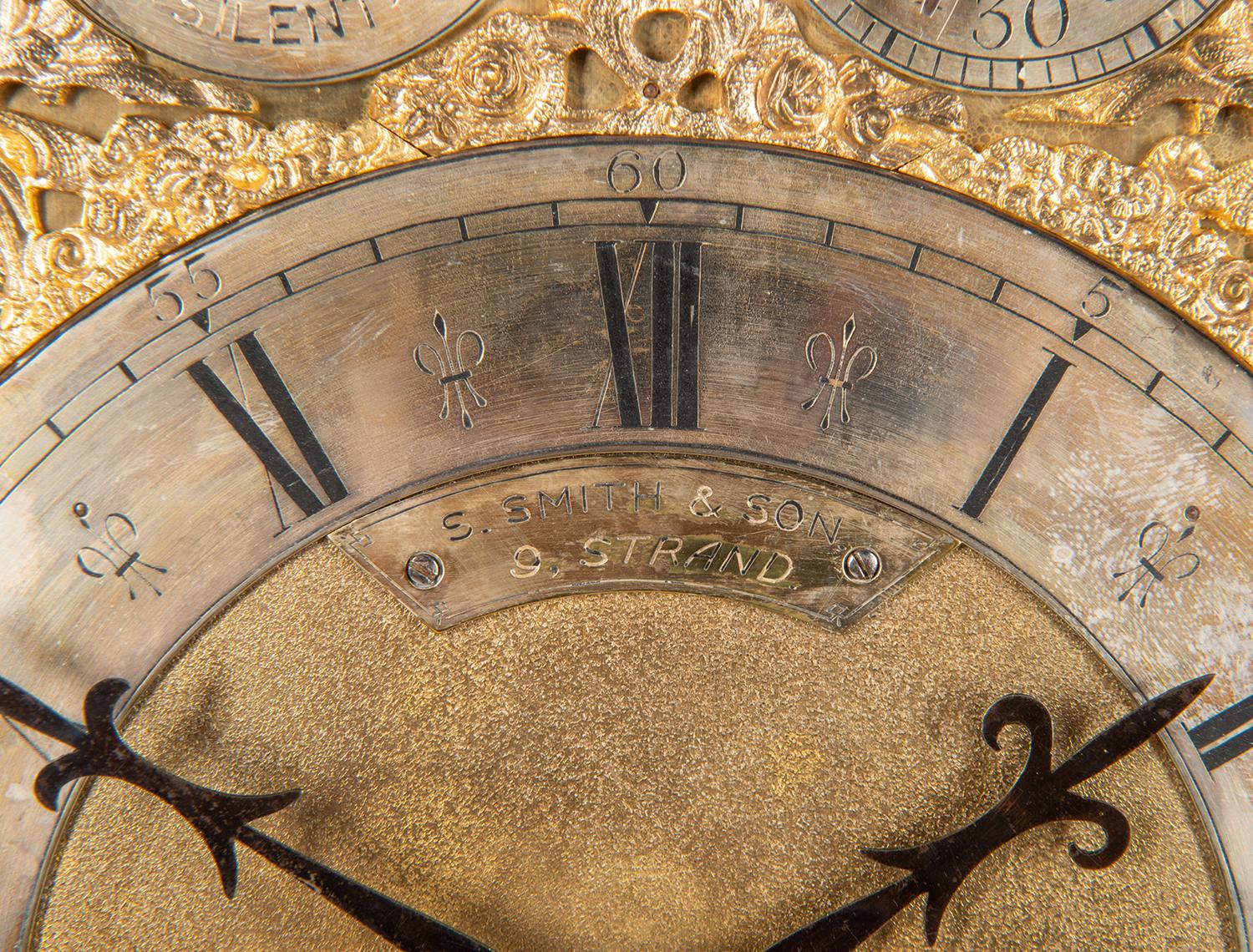 19th Century Three Train, Musical Bracket Clock., S.Smith+ Son, Strand, London 1