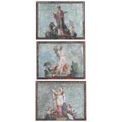 19th Century Three Wallpapers the Three Continents