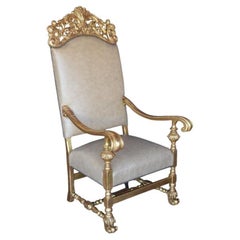 19th Century Throne Chair