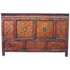 Antique 19th Century Tibetan Cabinet