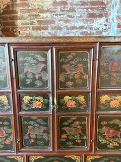 19th Century Tibetan Monastery Cabinet