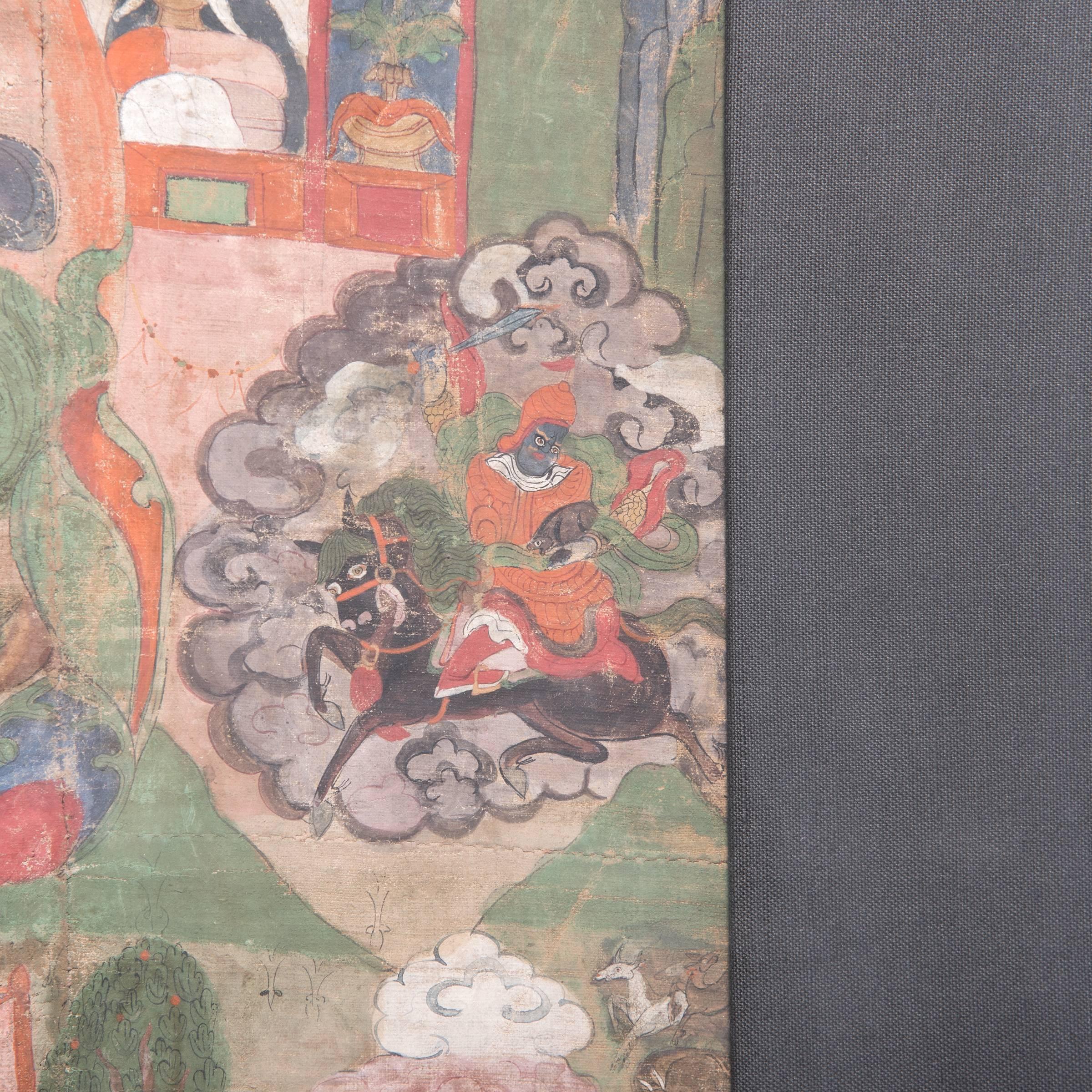 thangka tibetain ancien
