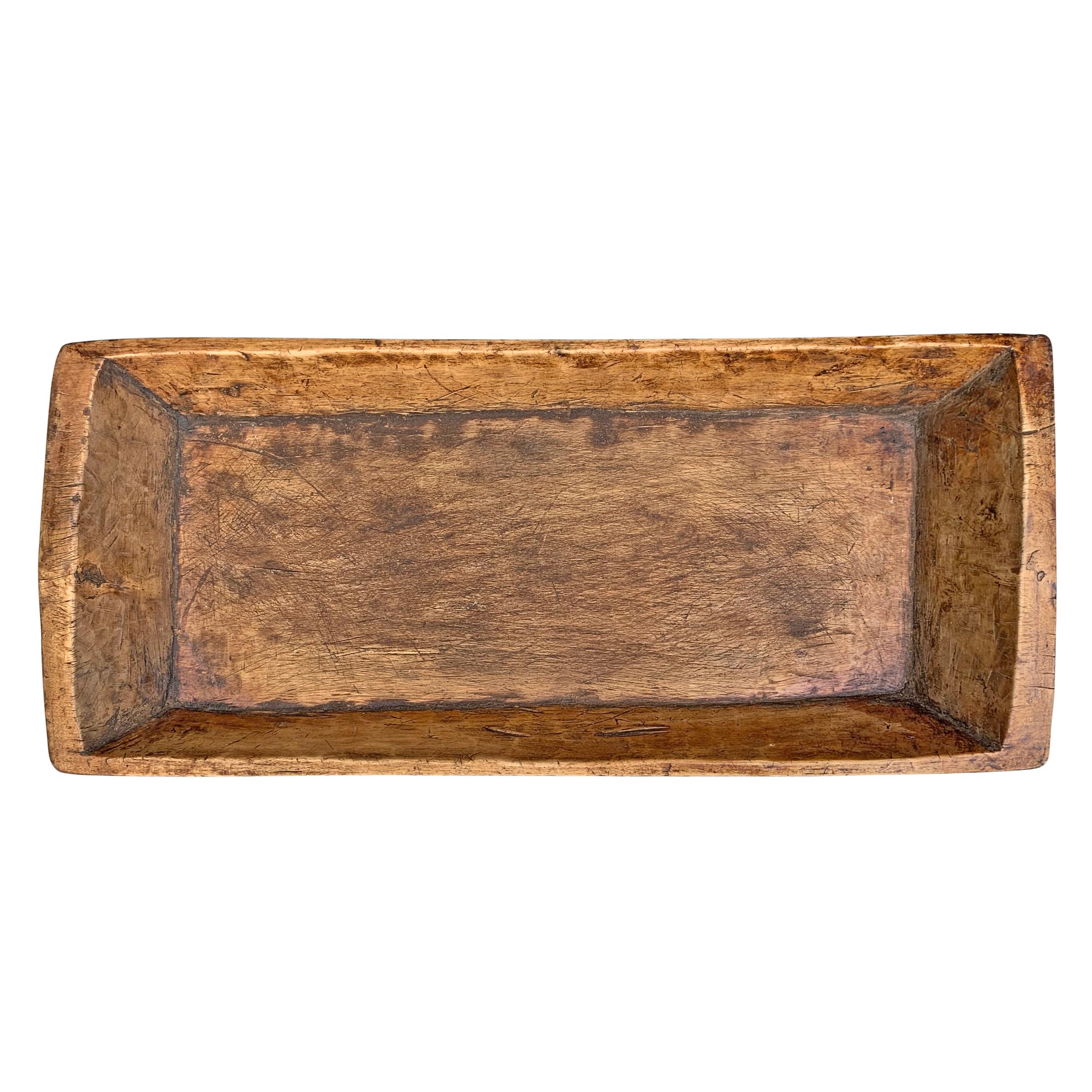 19th Century Tibetan Wood Tray For Sale 1