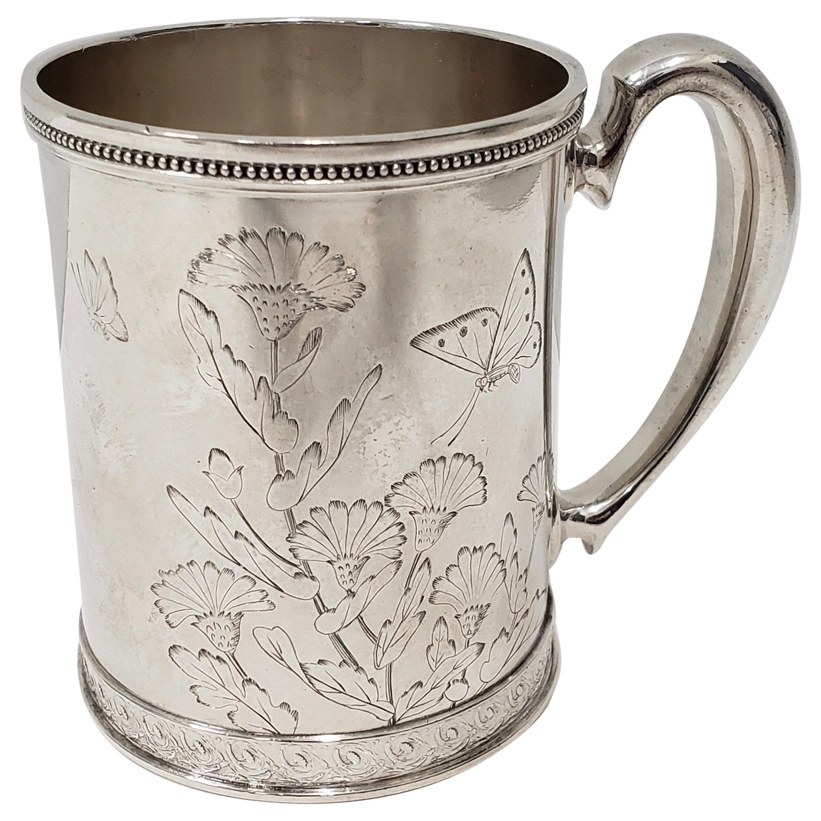 19th Century Tiffany & Co. Sterling Silver Child's Cup, circa 1881