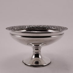 19th Century Tiffany Handcrafted Sterling Silver Flowers Centerpiece
