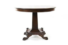 19th Century Tilt Top Rosewood Centre Table