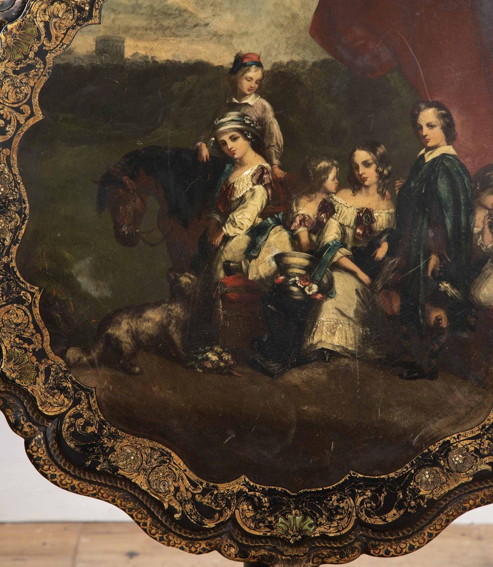 Anglais Table à plateau basculant du XIXe siècle par Jennens and Bettridge en vente