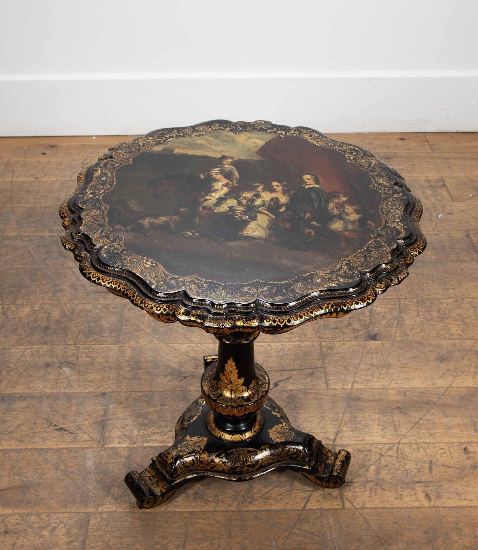 Bois Table à plateau basculant du XIXe siècle par Jennens and Bettridge en vente