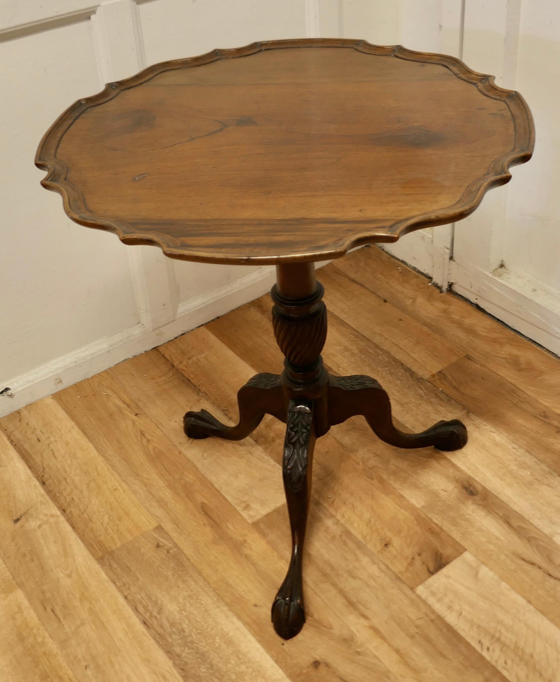 19th Century Tilt Top Wine Table In Good Condition For Sale In Chillerton, Isle of Wight