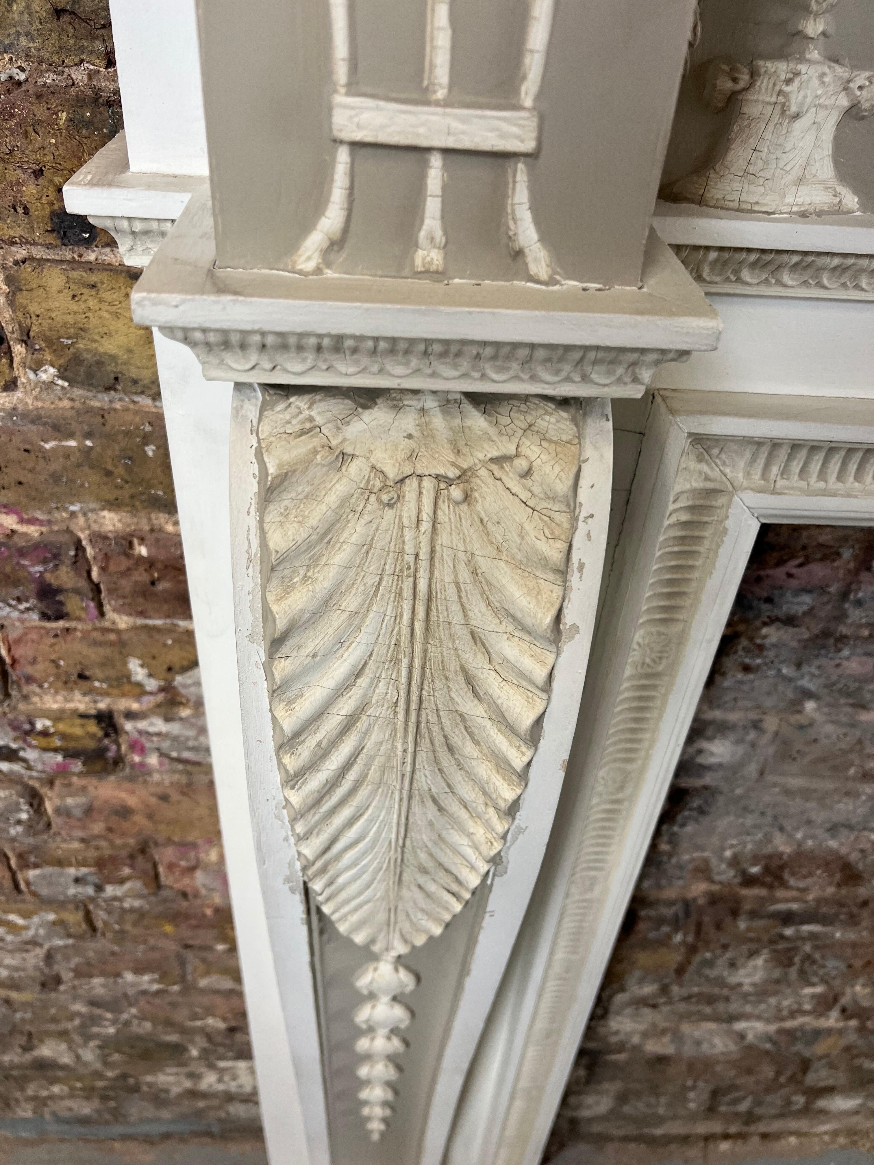 19th Century Timber Fireplace Mantlepiece - George Jackson and Sons. Ltd. For Sale 2