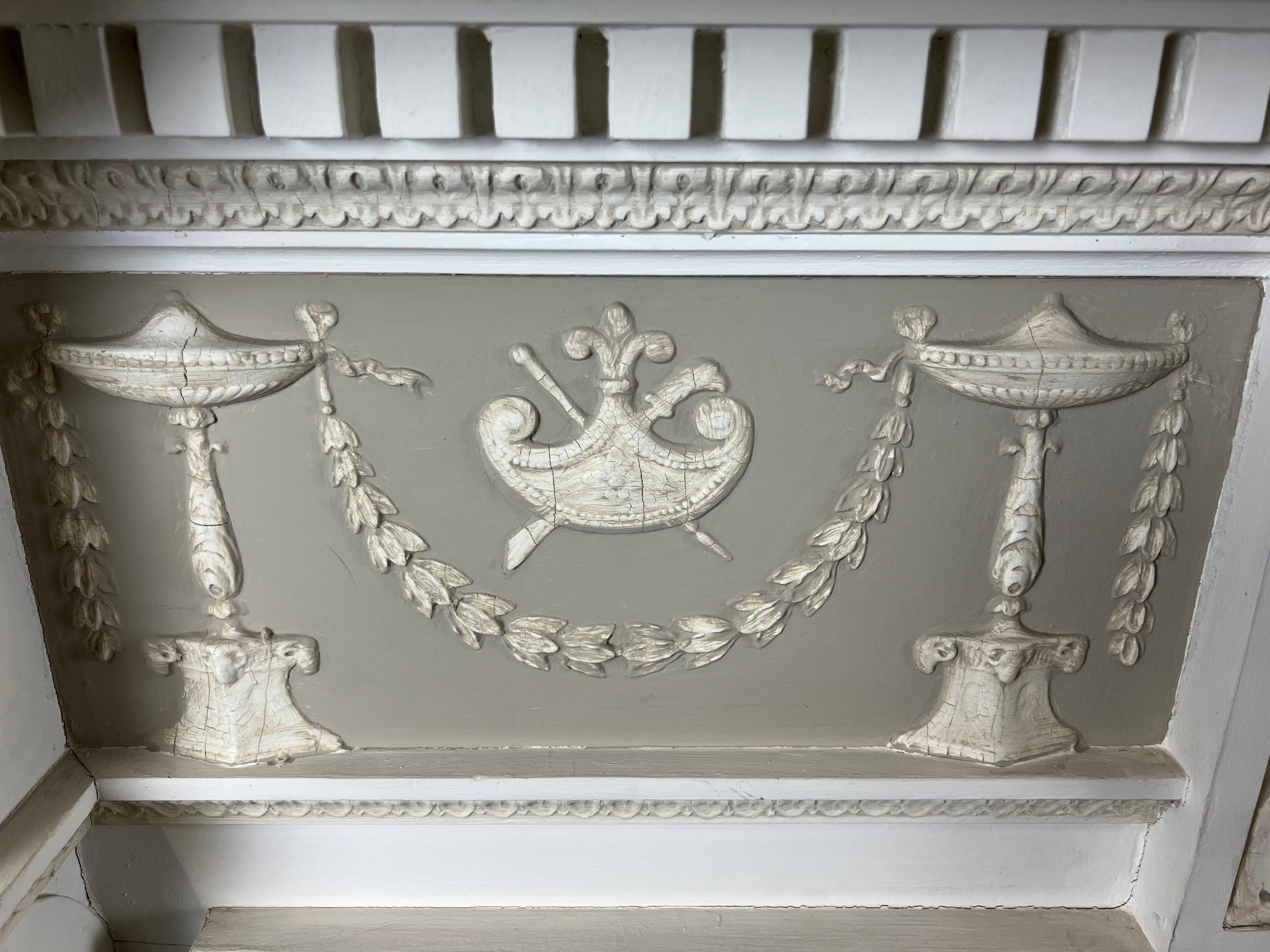 19th Century Timber Fireplace Mantlepiece - George Jackson and Sons. Ltd. For Sale 8