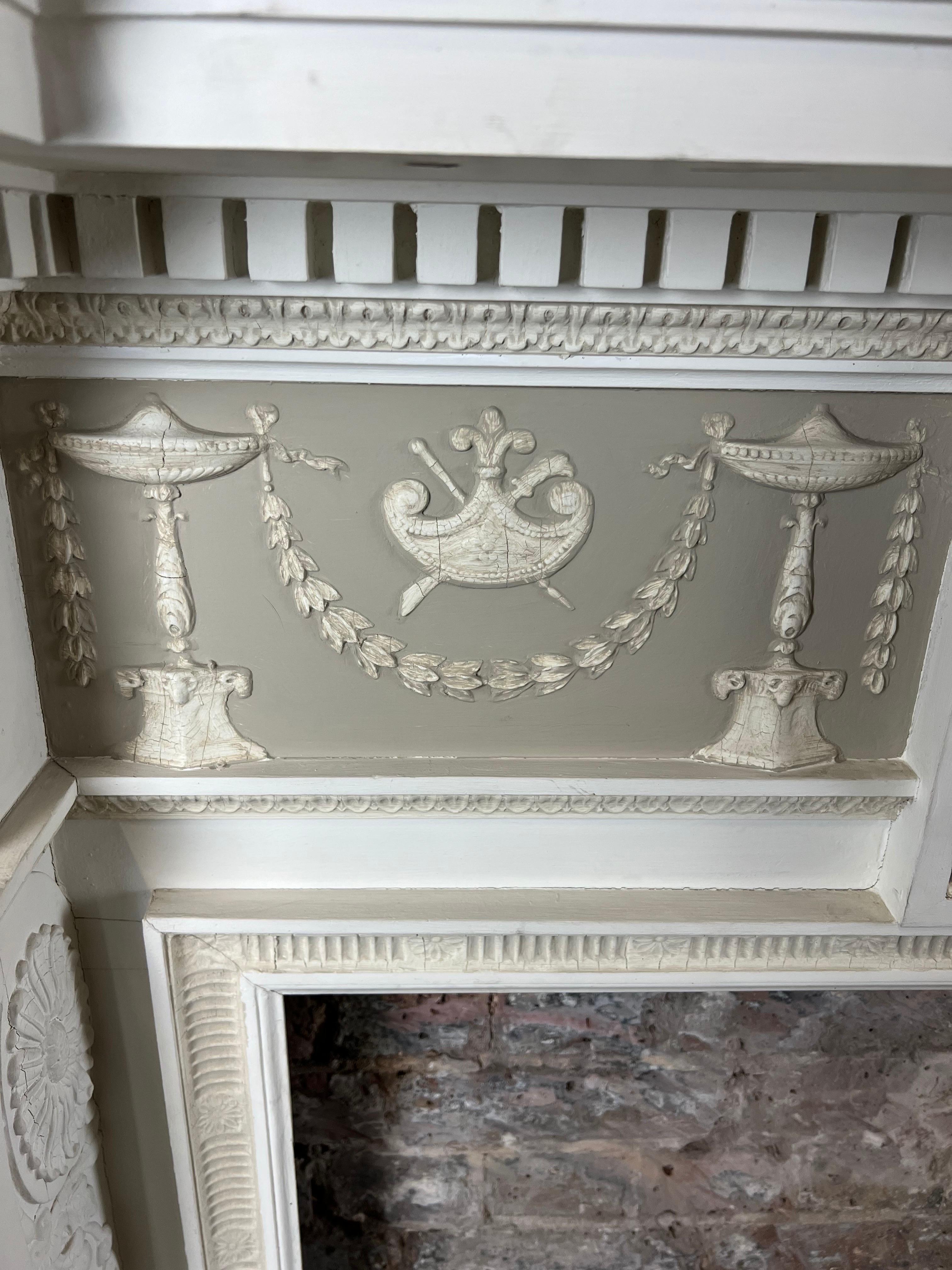 19th Century Timber Fireplace Mantlepiece - George Jackson and Sons. Ltd. For Sale 1