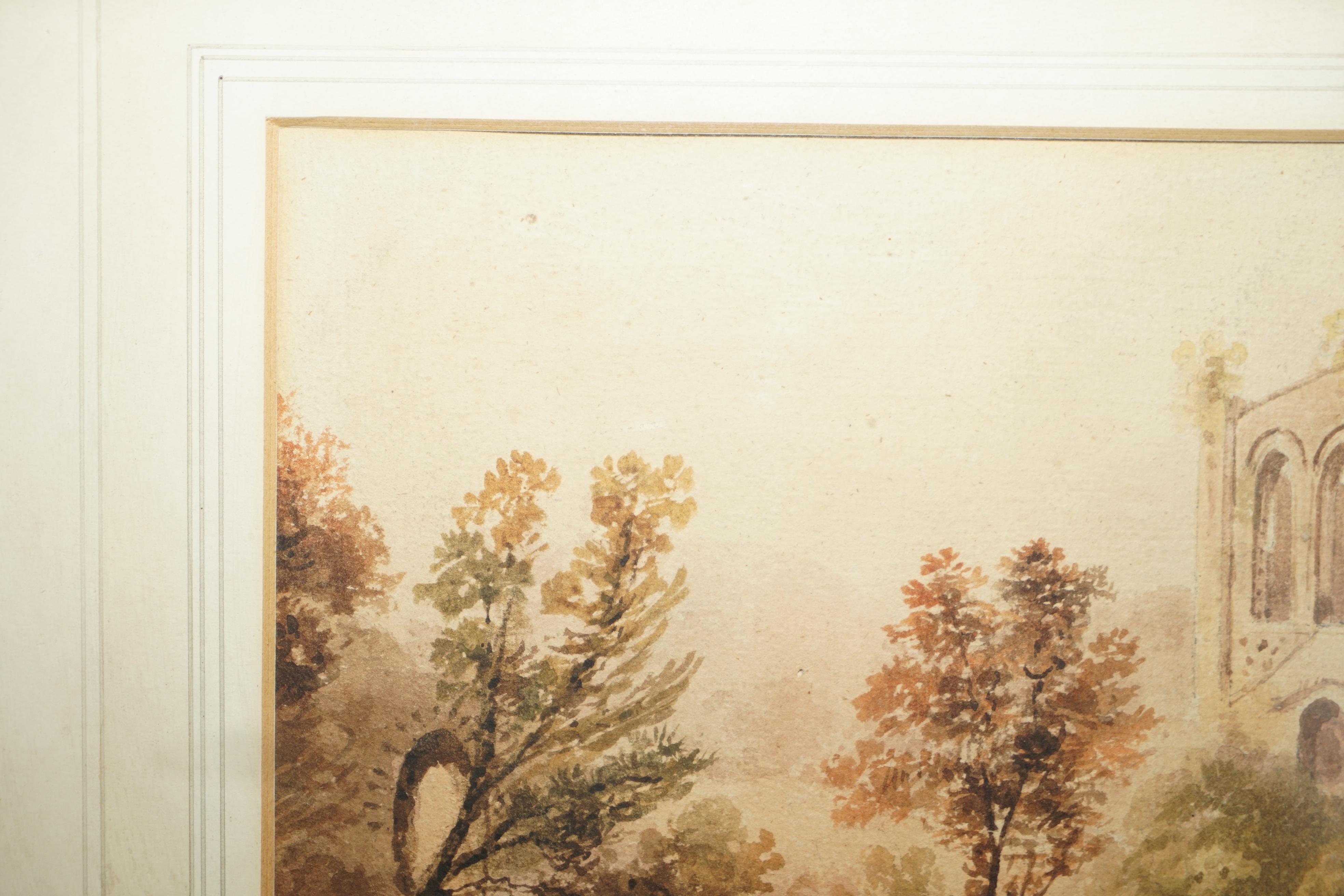 Papier ABBEY FRANCIS NICHOLSON PAiNTING DU 19ème SIÈCLE TINTERN, 1753-1844 en vente