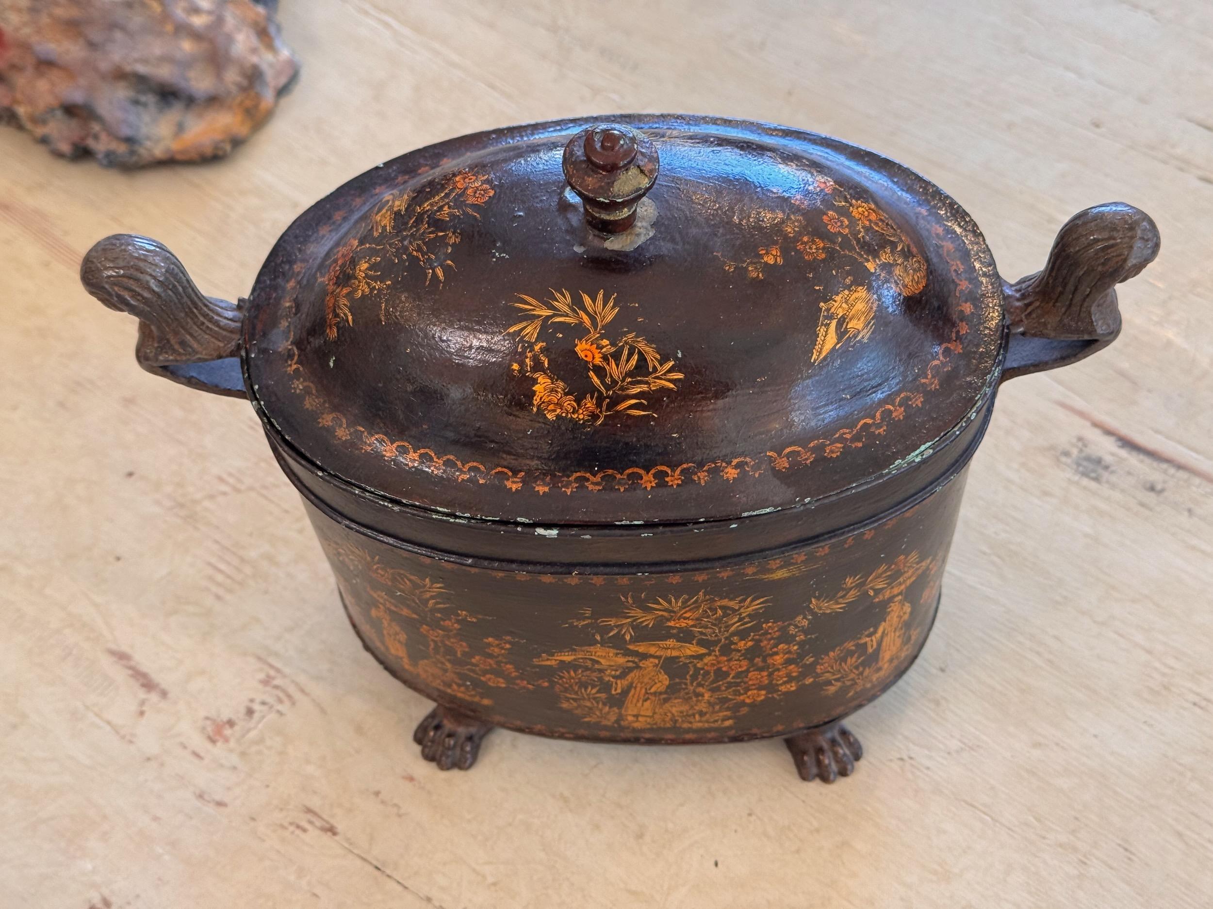 British 19th Century Tole Egg Coddler