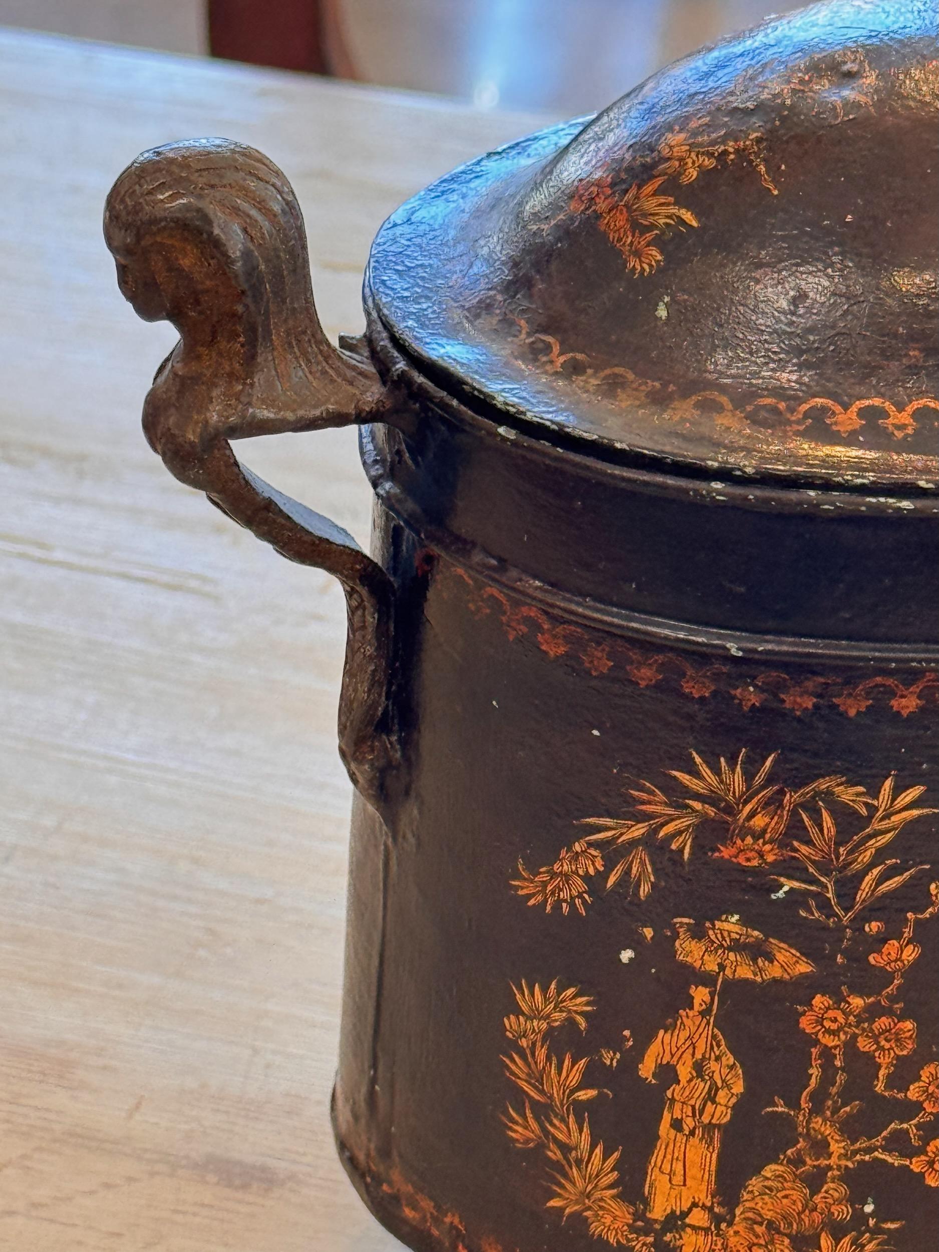 19th Century Tole Egg Coddler In Good Condition In Charlottesville, VA