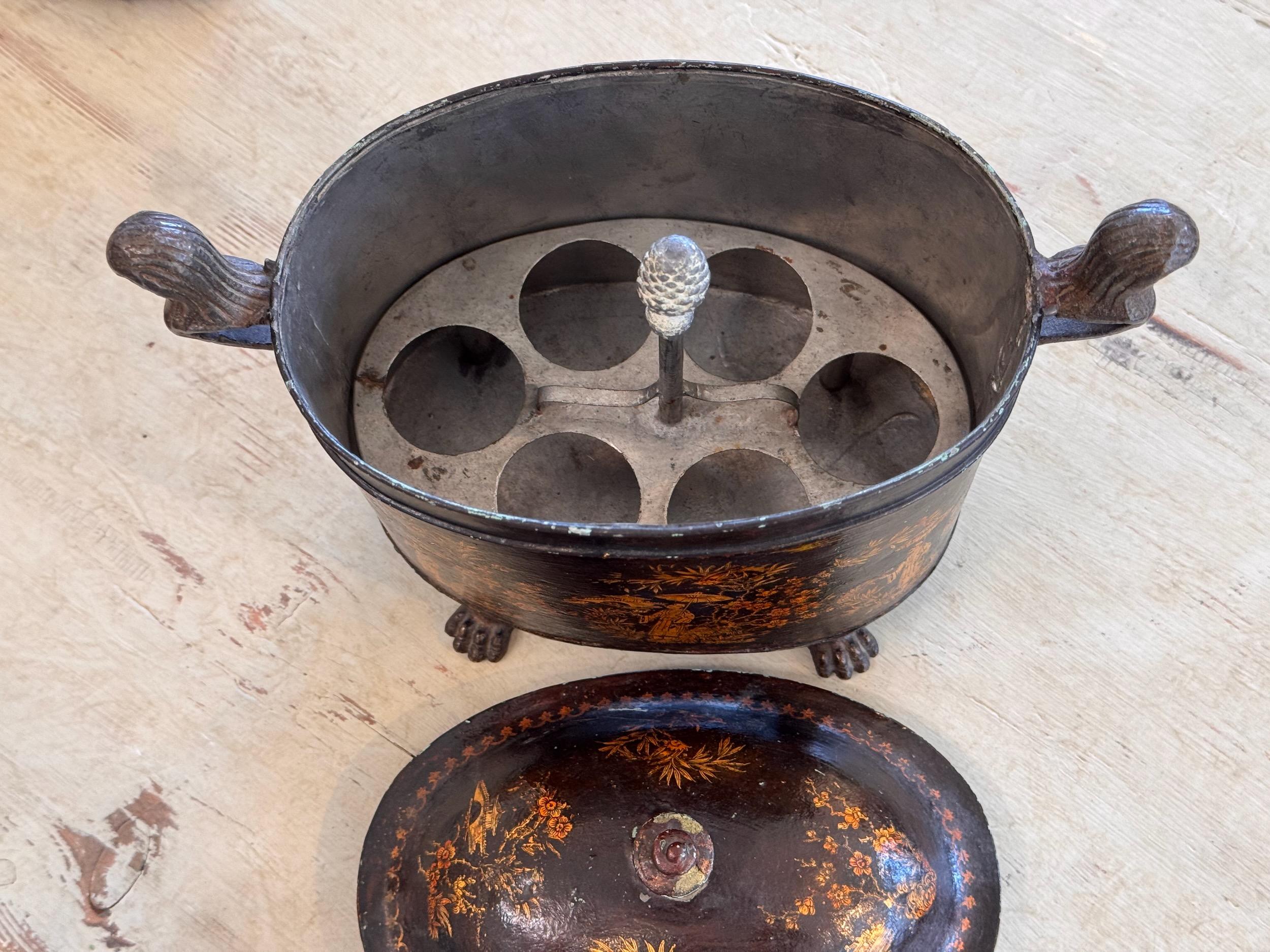 19th Century Tole Egg Coddler 1
