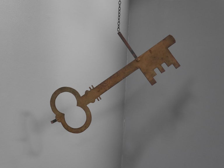 19th Century Tole Locksmith's Trade Sign For Sale at 1stDibs