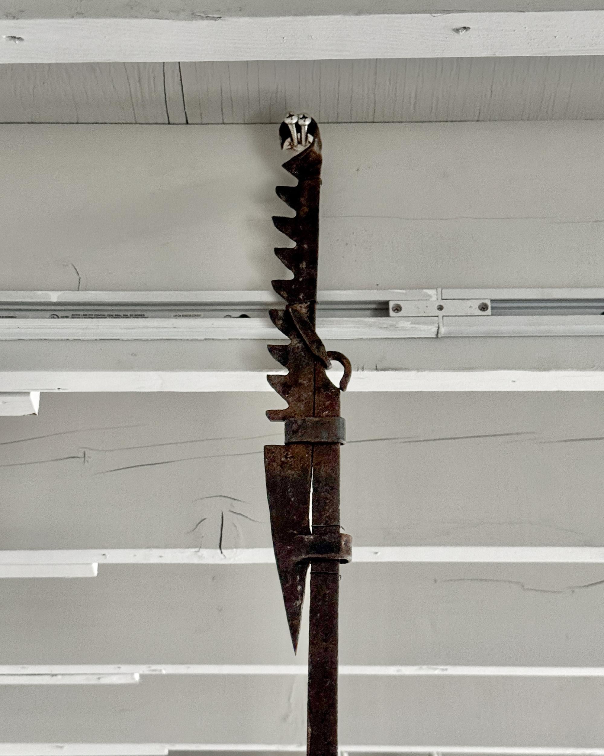 Lanterne israélienne décorative en verre découpé et pressé du 19e siècle / Toleware en vente 8