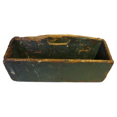 19th Century Tool Carrier in Original Green Paint