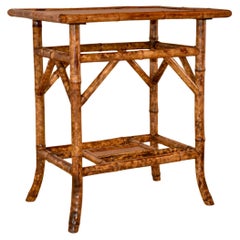 19th Century Tortoise Bamboo Side Table