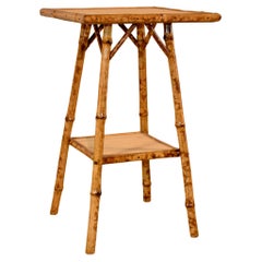19th Century Tortoise Bamboo Side Table