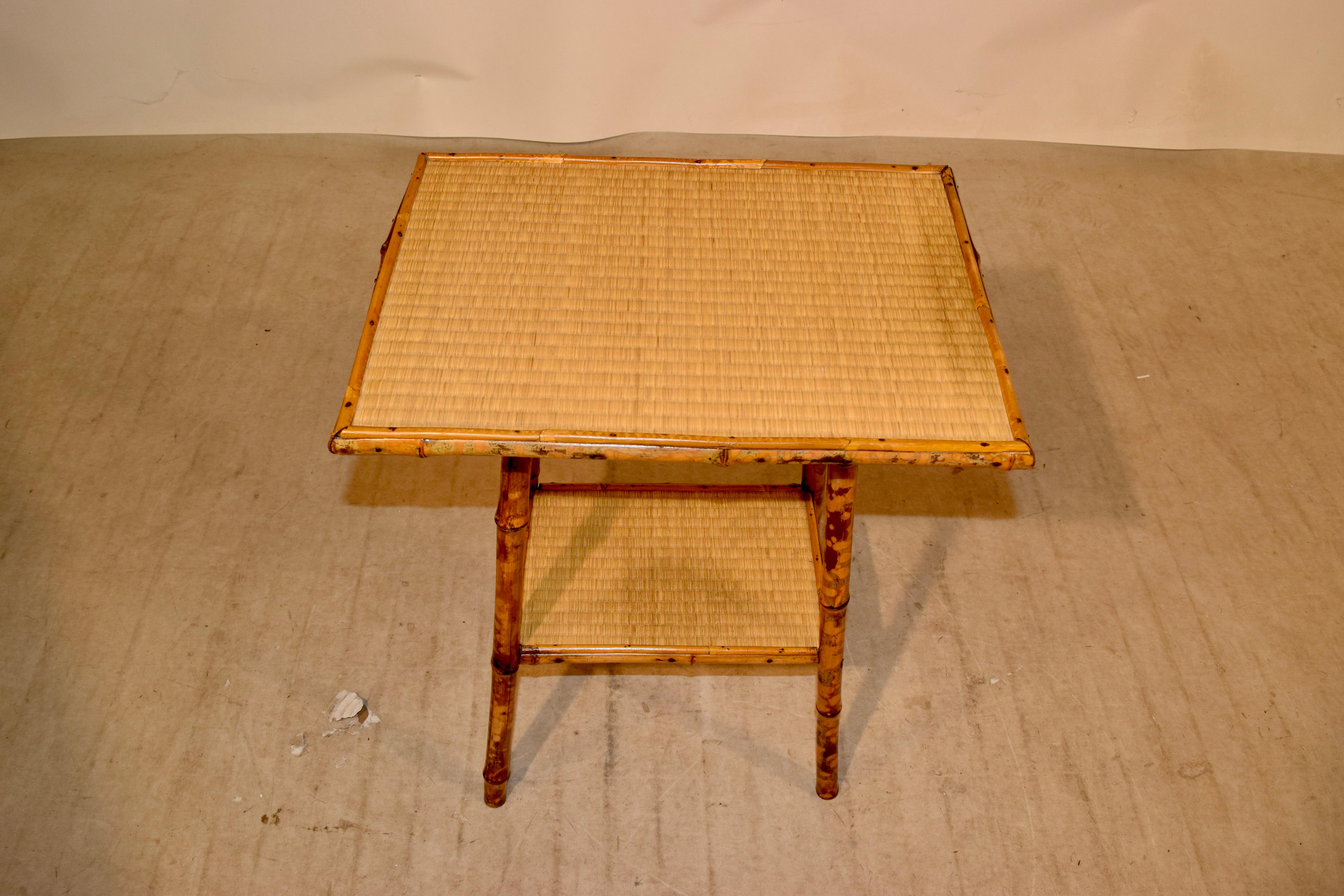 19th Century Tortoise Bamboo Table 1