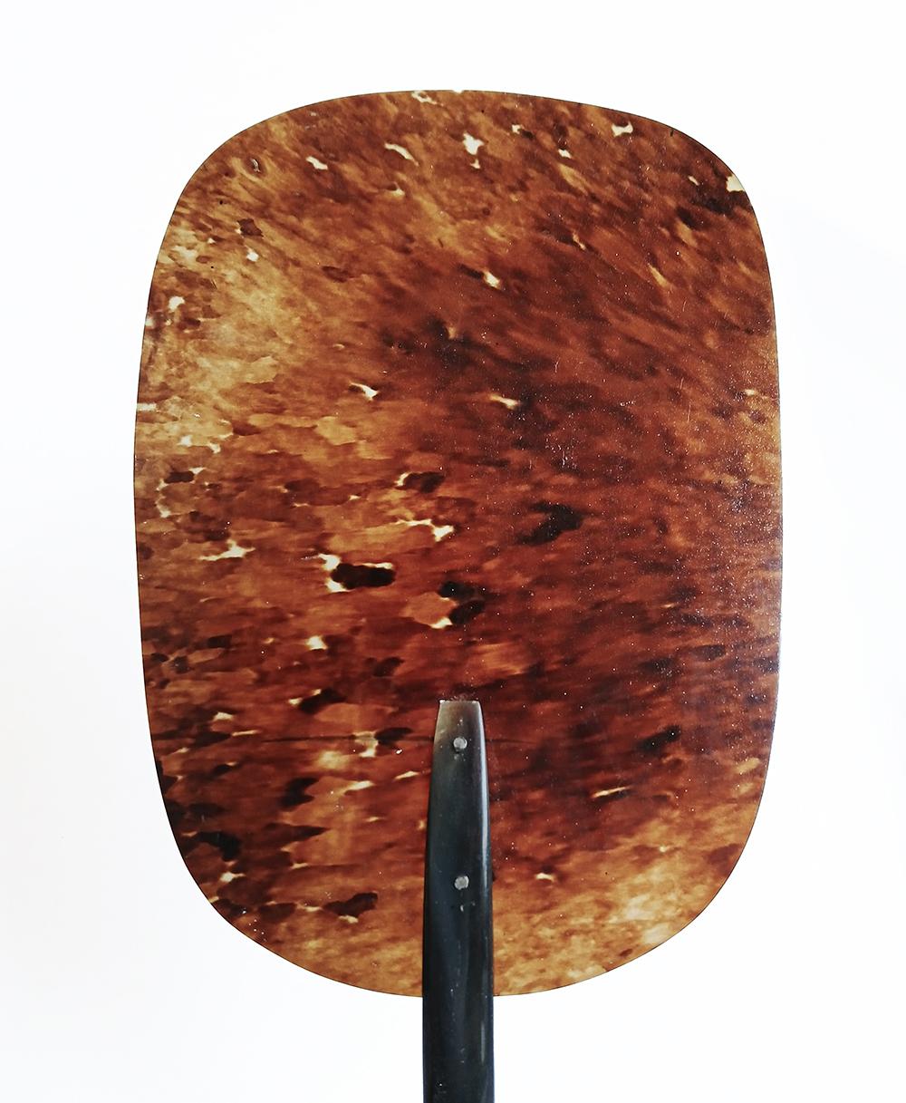 Portacandele in metallo con paravento in guscio di tartaruga in vendita 4