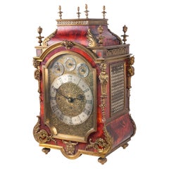 19th Century Tortoiseshell / Ormolu Westminster Chiming Mantle Clock