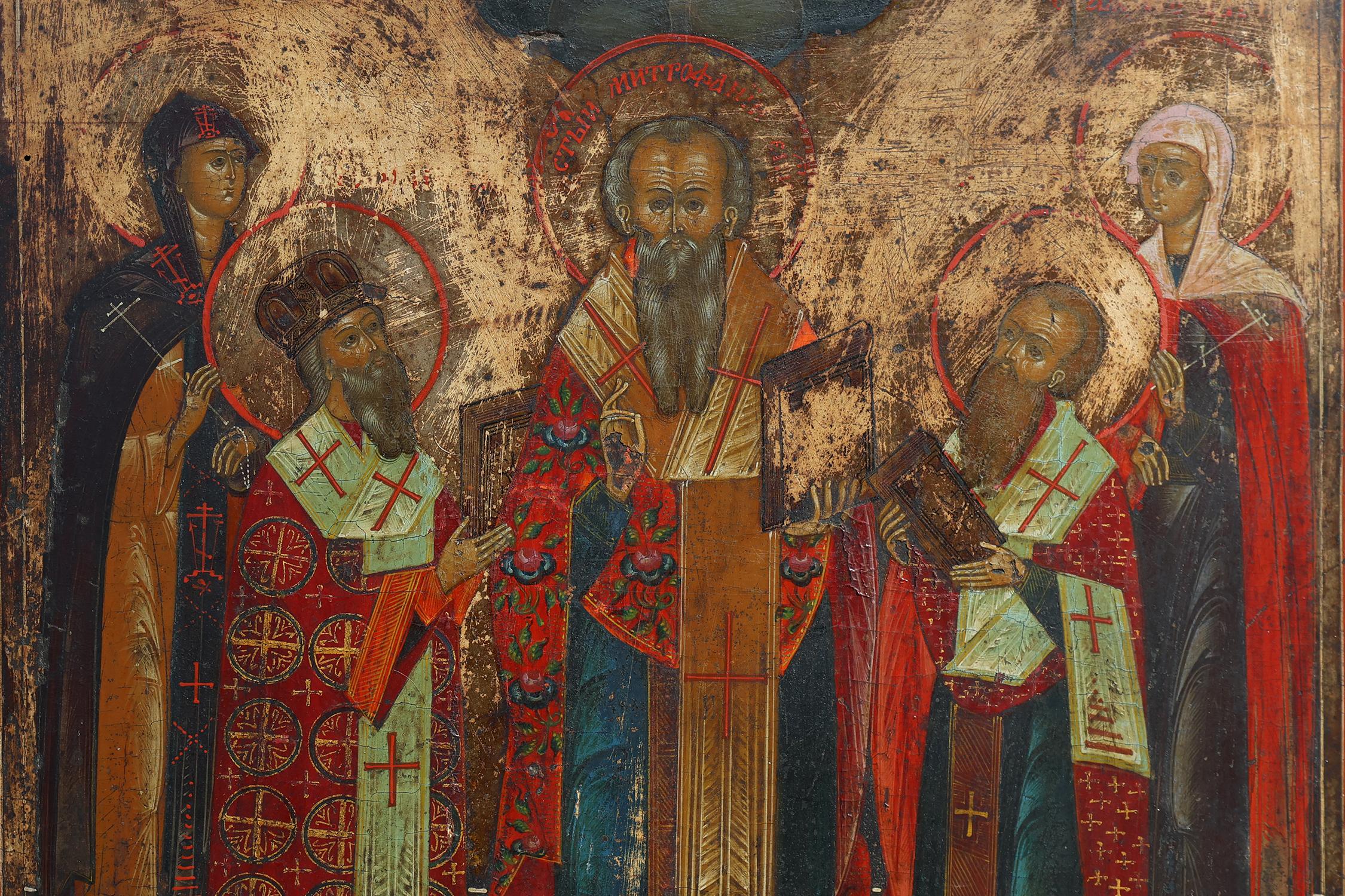 19th Century traditional Russian Religious Icon In Good Condition In Meulebeke, BE