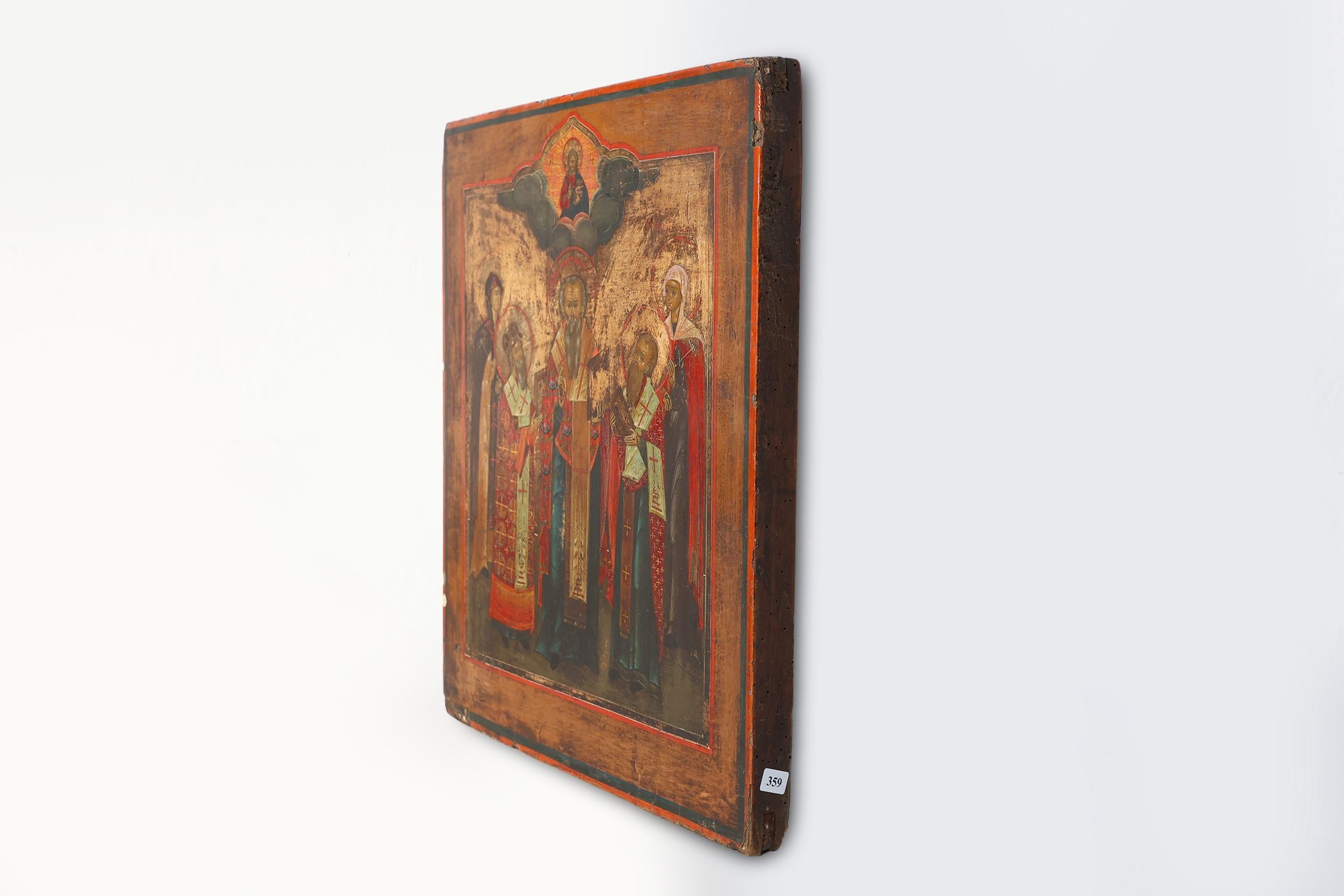 19th Century traditional Russian Religious Icon 2